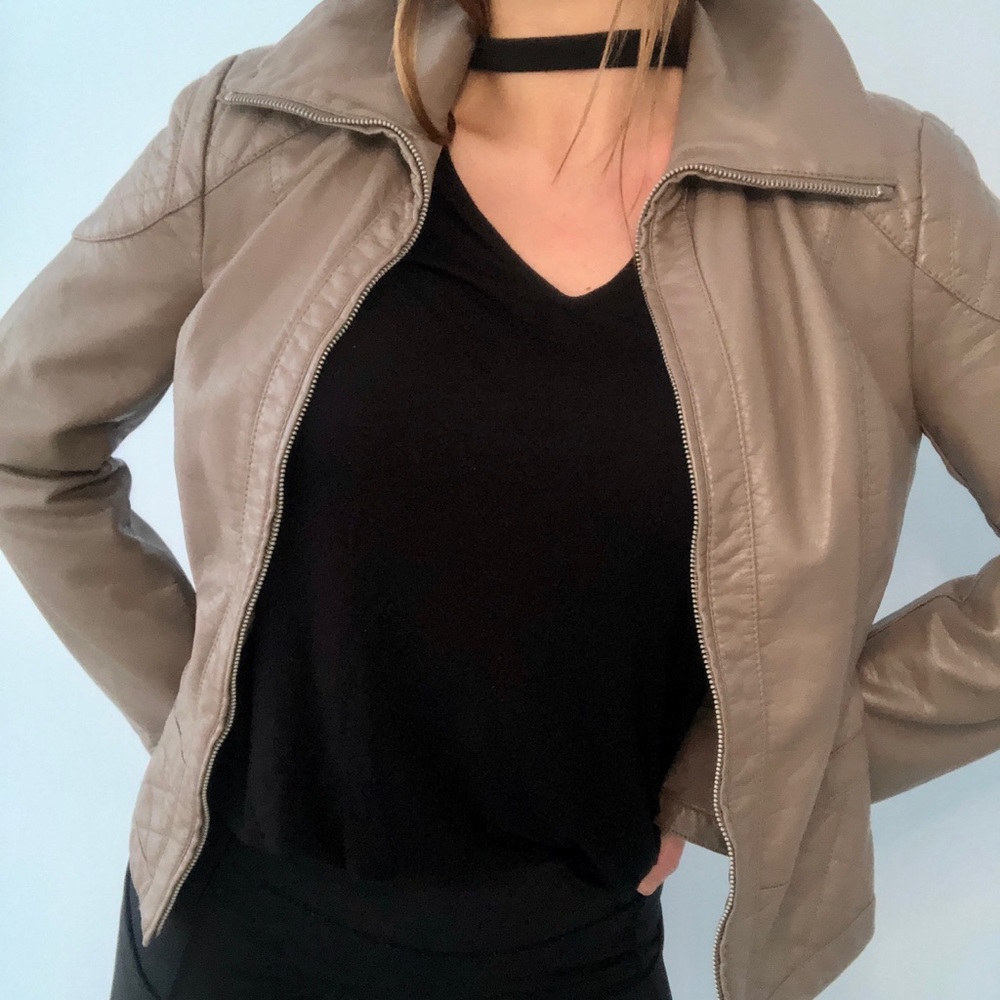 Vegan leather Jacket